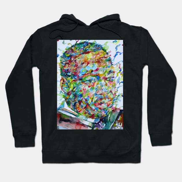 MARTIN LUTHER KING Jr. - watercolor portrait .1 Hoodie by lautir